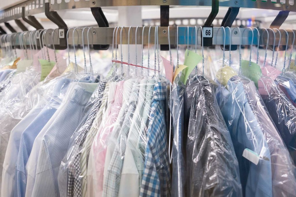 Dry Cleaning Service Rack